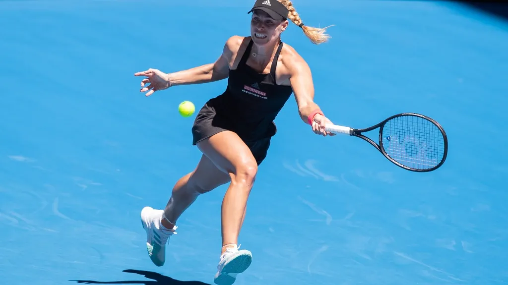 Angelique Kerberová z Německa na Hopman Cupu