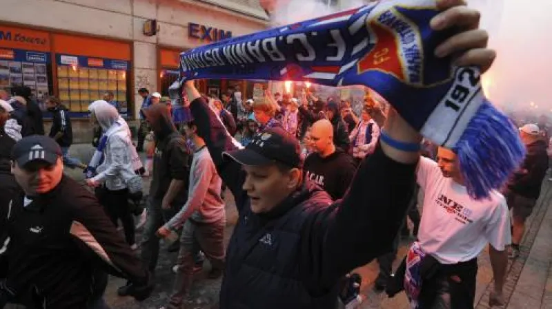 Fanoušci Baníku Ostrava