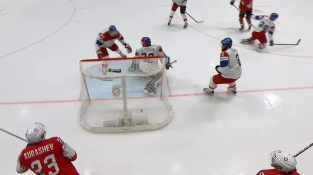 Gól v utkání Česko – Švýcarsko: Scherwey – 3:2 (27. min.)