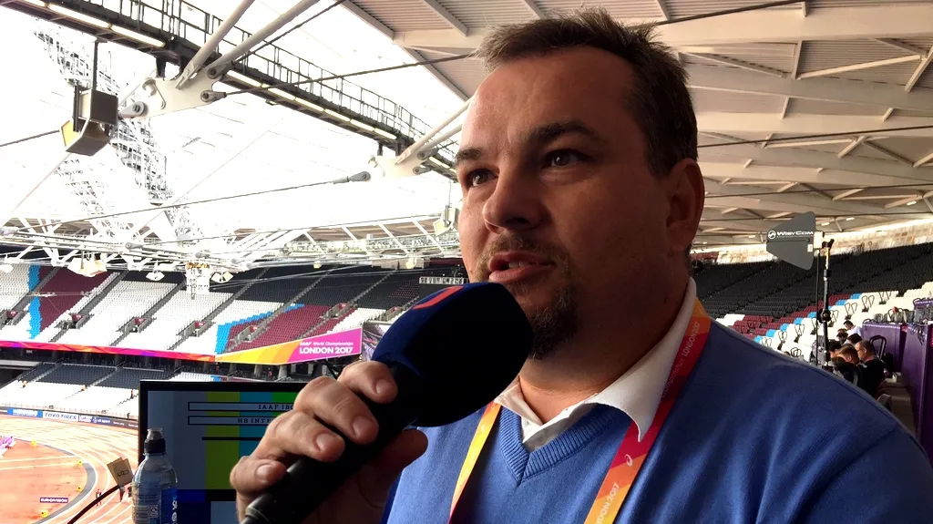 Komentátor ČT sport Michal Dusík