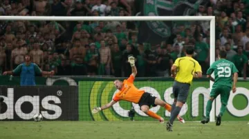 Utkání Panathinaikos Atény - AC Sparta Praha