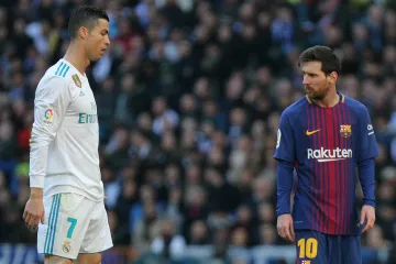 Cristiano Ronaldo a Lionel Messi