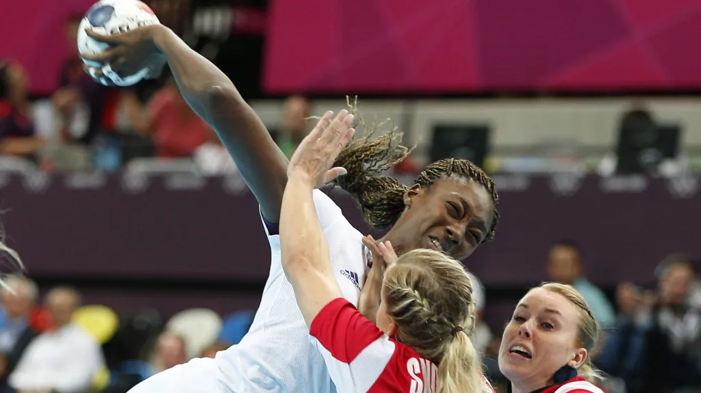 Zápas házenkářek Francie s Norkami