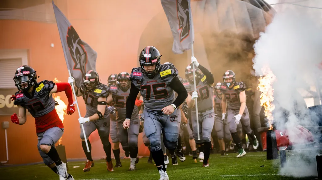 Hráči Vysočiny Gladiators