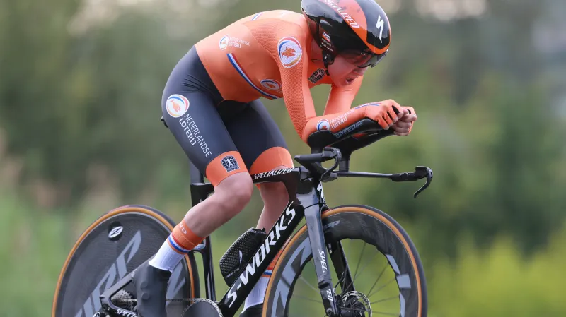 Na časovkářský titul dosáhla poprvé Nizozemka Van der Breggenová