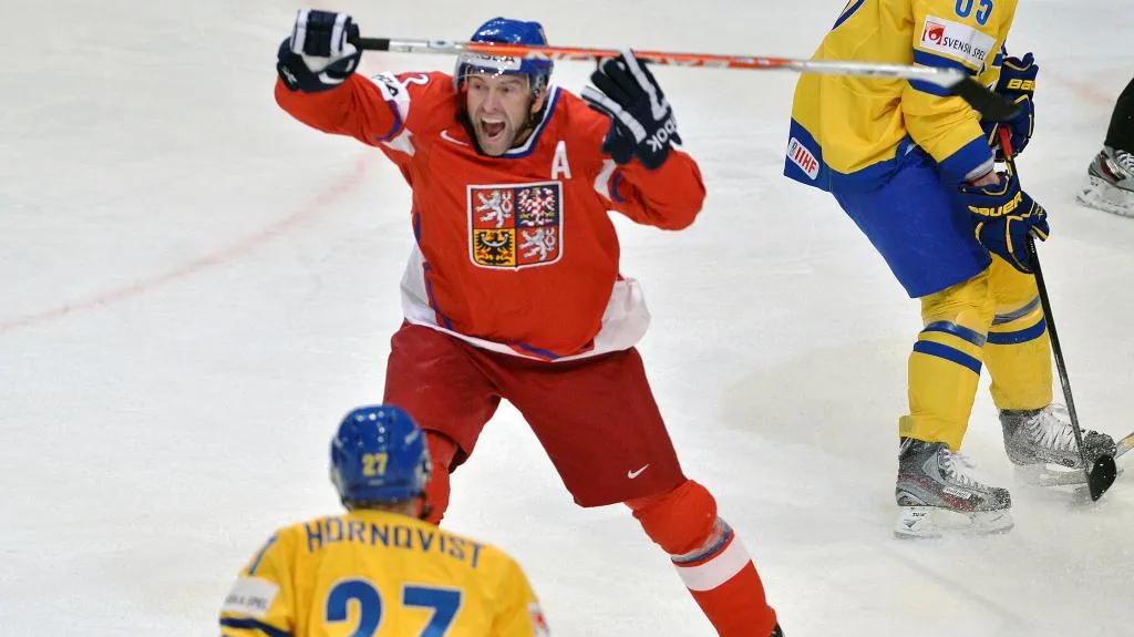 Petr Nedvěd v národním dresu