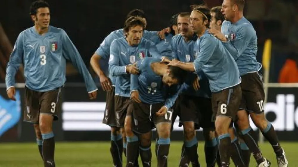 Radost italských hráčů