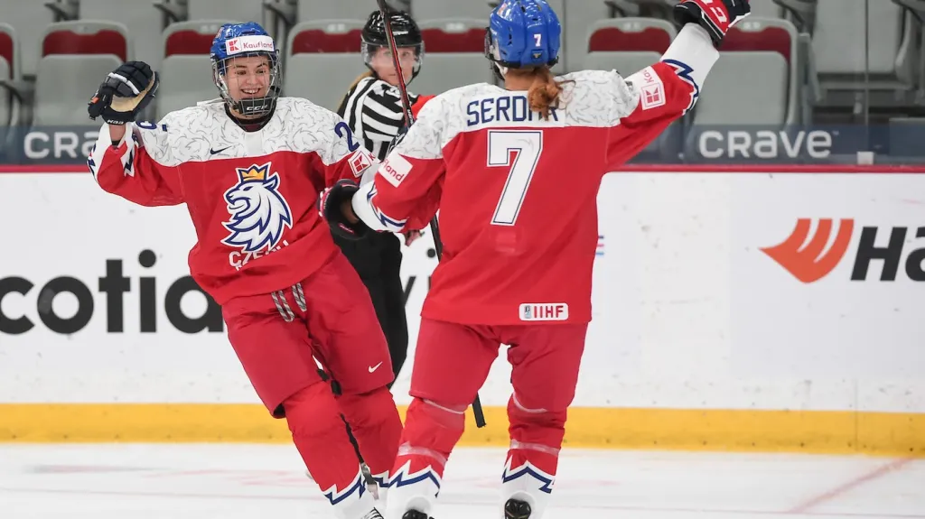 Radost českých hokejistek na MS