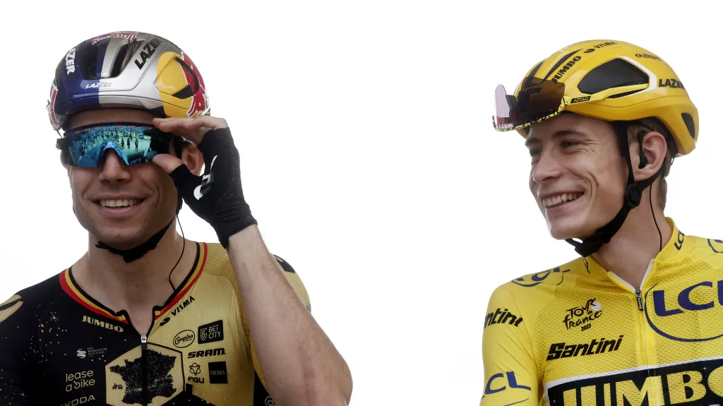 Jonas Vingegaard a Wout van Aert