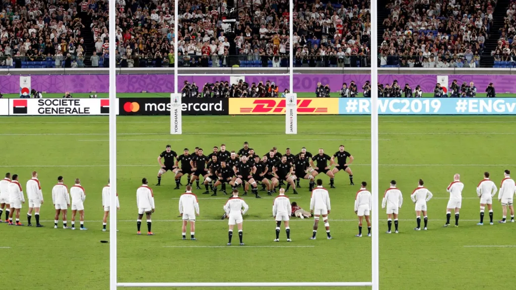 Před startem semifinále MS Anglie - Nový Zéland