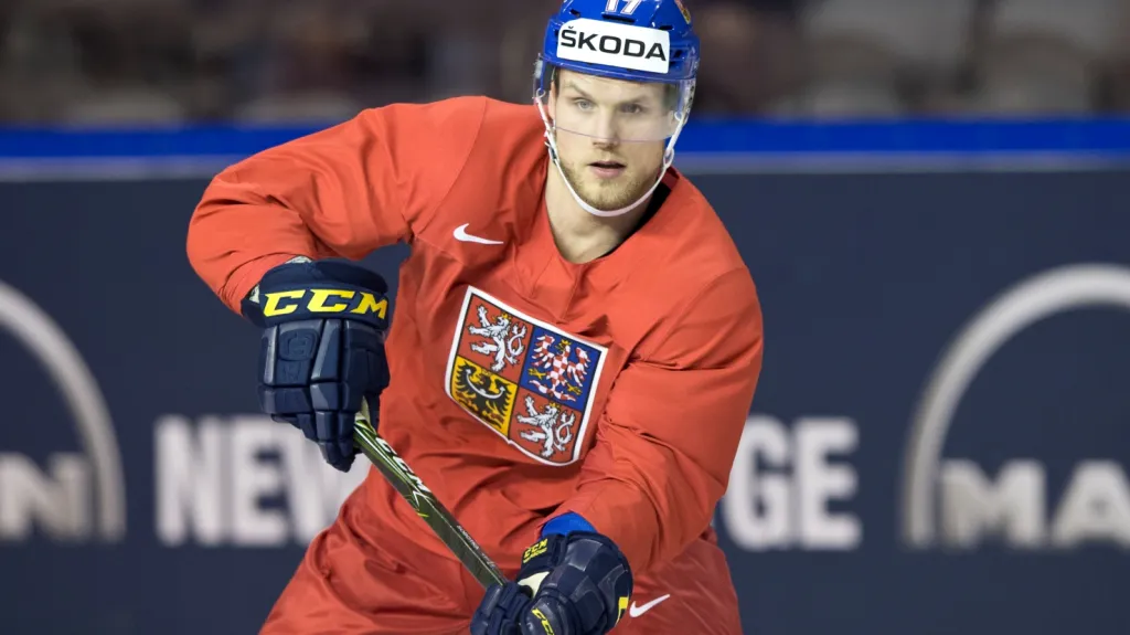 Vladimír Sobotka na tréninku české reprezentace