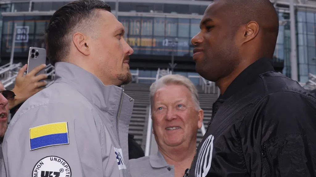 Oleksandr Usyk a Daniel Dubois