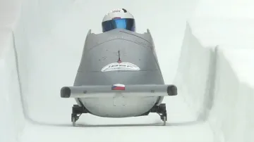 Nepovedená jízda českého dvojbobu žen ve Svatém Mořici