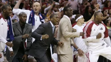 Radost na lavičce Clevelandu