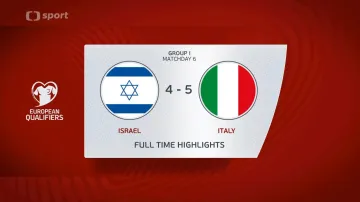 Sestřih utkání Izrael – Itálie
