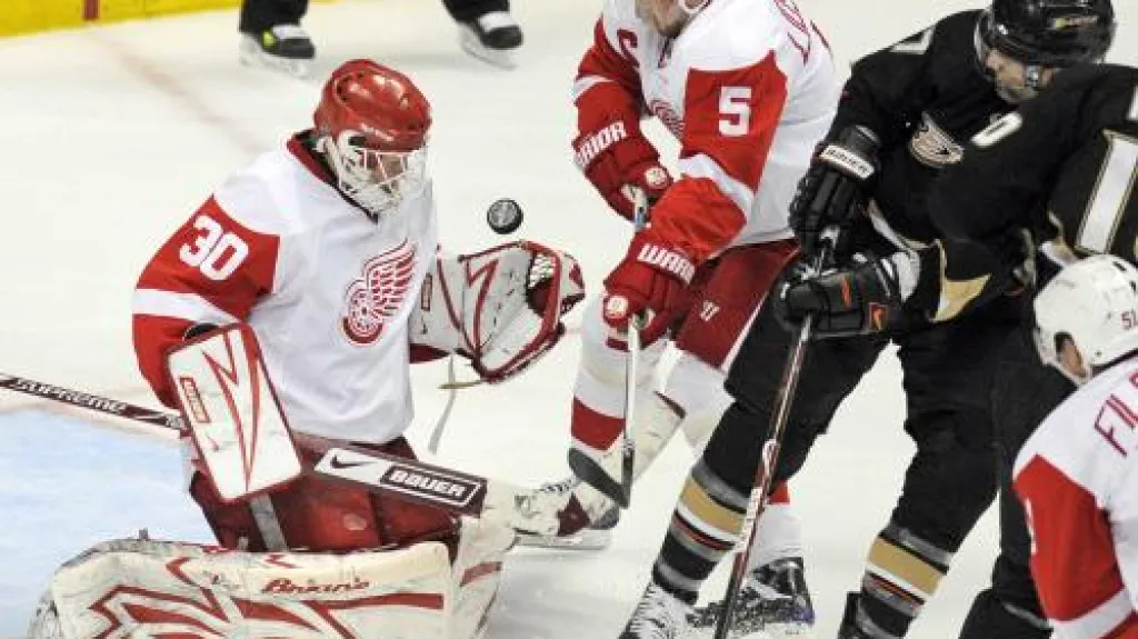 Utkání Anaheim - Detroit