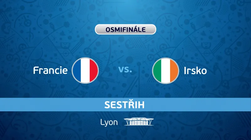 Sestřih utkání Francie - Irsko