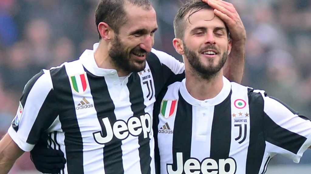 Slavící fotbalisté Juventusu