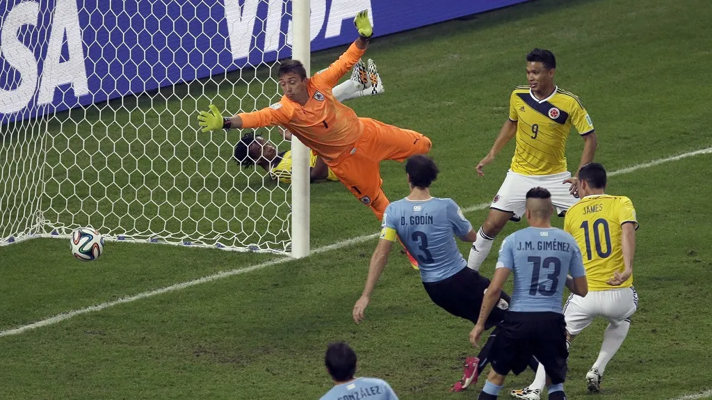 Utkání Kolumbie - Uruguay 