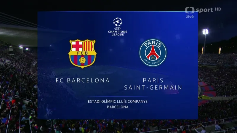 Sestřih utkání Barcelona – Paris St. Germain