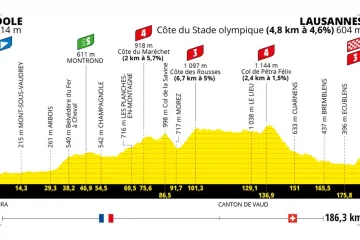 Profil 8. etapy Tour de France 2022