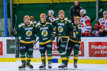 Hokejisté Vsetína se radují