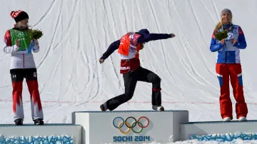 Eva Samková na stupních vítězů