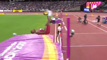 Zlatý pokus Baršima ve výškařském finále mužů