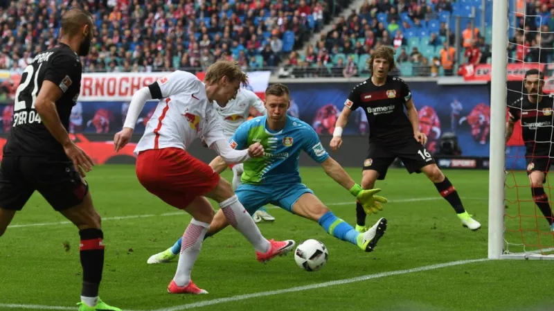 Utkání Lipsko - Leverkusen