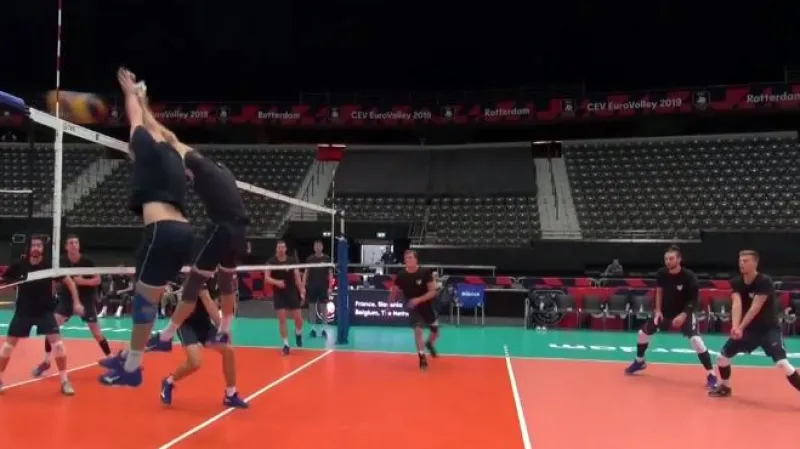 Volejbalisté se v Rotterdamu chystají na Ukrajinu