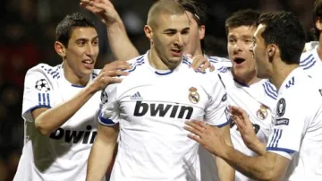 Radost hráčů Realu Madrid