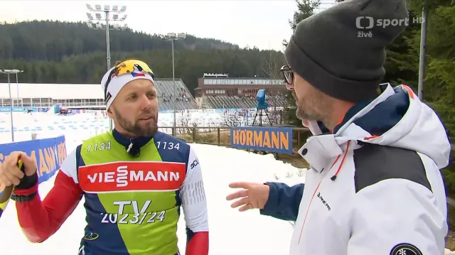 Vlastimil Vávra vyzkoušel tratě před sprintem biatlonistů