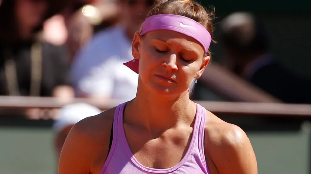 Zklamaná Lucie Šafářová