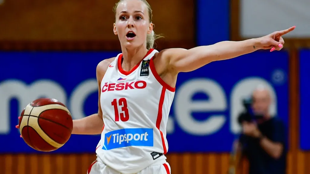 Basketbalová reprezentantka Petra Holešínská