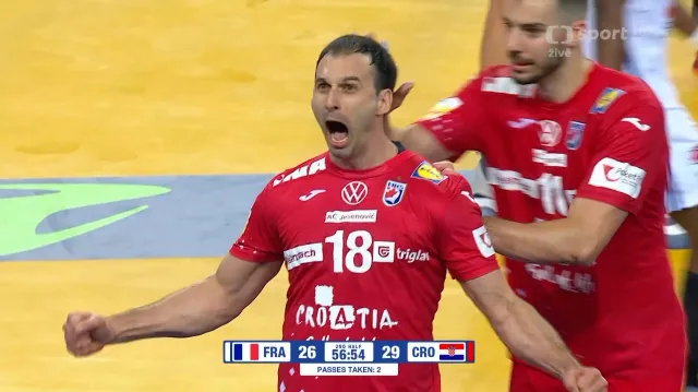 Sestřih závěru semifinále Francie – Chorvatsko