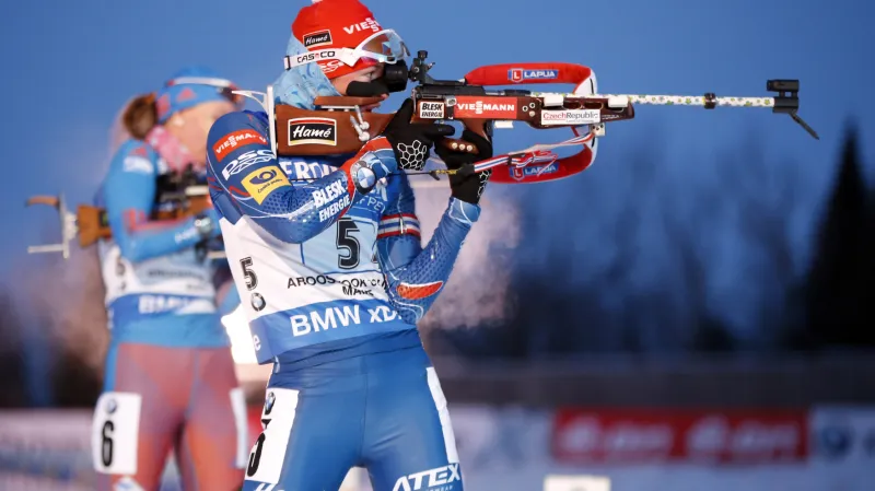 Biatlonistky vyhrály v Presque Isle štafetu - sestřih závodu