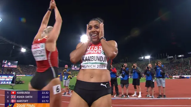 Finále běhu na 200 metrů žen