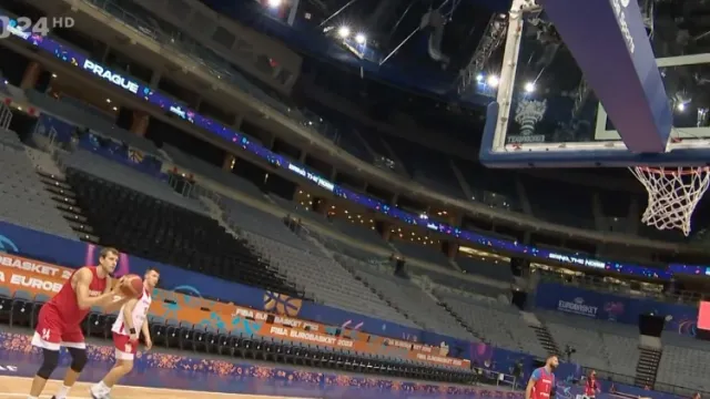 Čeští basketbalisté se připravují na Srbsko