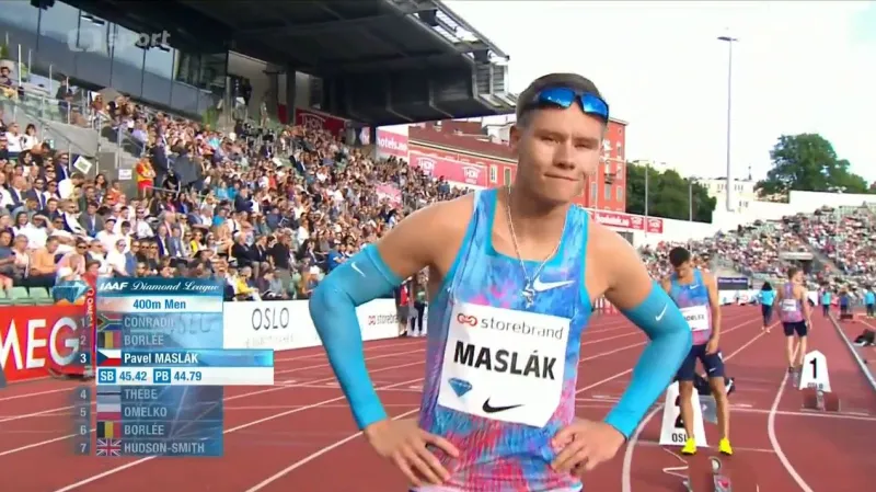 Maslák letos poprvé na DL vystoupal na pódium