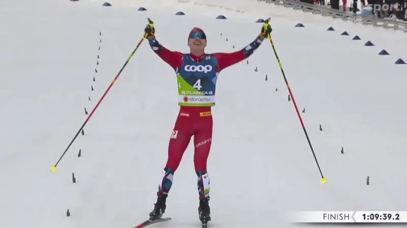 Sestřih skiatlonu mužů na MS v Planici