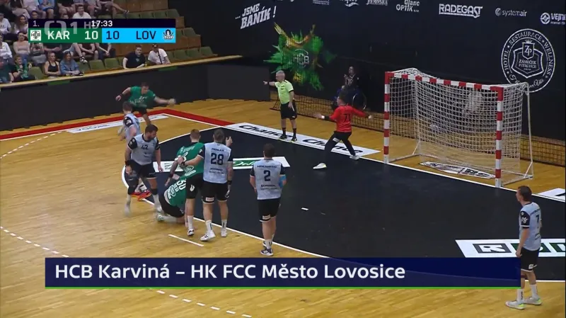 Sestřih 1. semifinálového utkání Karviná – Lovosice