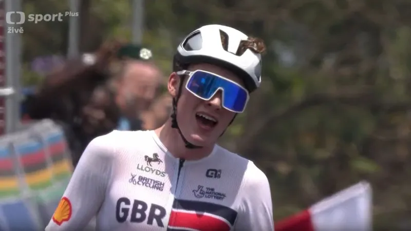 Závěr závodu juniorů na MS