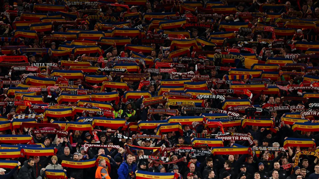 Fanoušci pražské Sparty