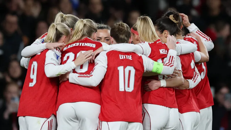 Radost hráček Arsenalu