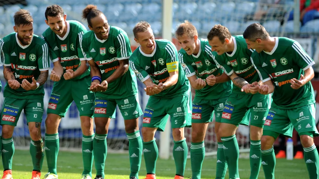 Slavící fotbalisté Příbrami