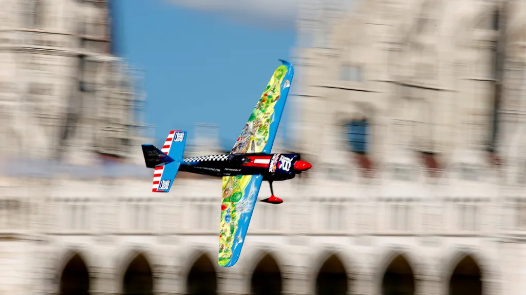 Petr Kopfstein při závodě v Budapešti