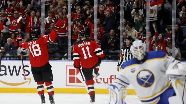 Sestřih utkání Buffalo Sabres – New Jersey Devils