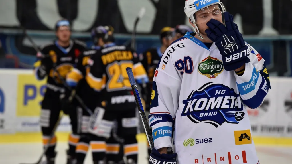 Zklamání Komety Brno v utkání s Litvínovem