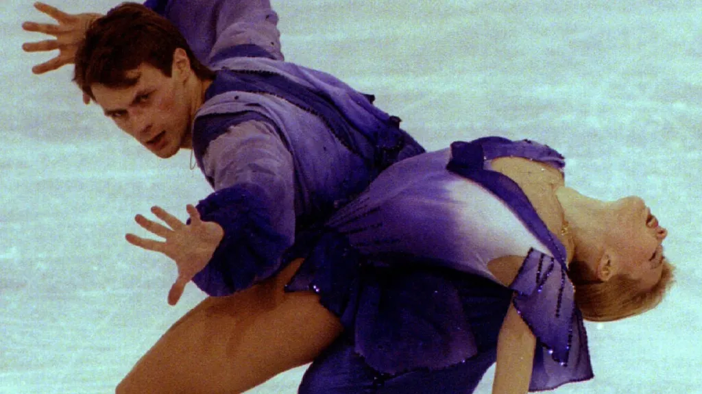 Jevgenija Šiškovová a Vadim Naumov na MS 1995