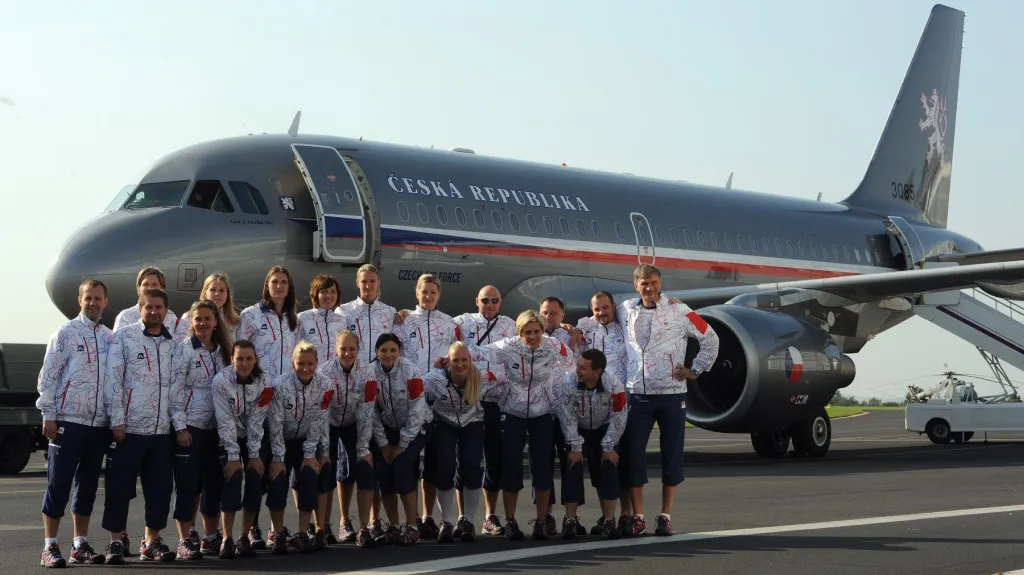 První odlet českých olympioniků